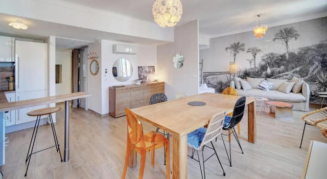 Апартаменты IMMOGROOM - Sea view apartment - 3 min from beach - AC