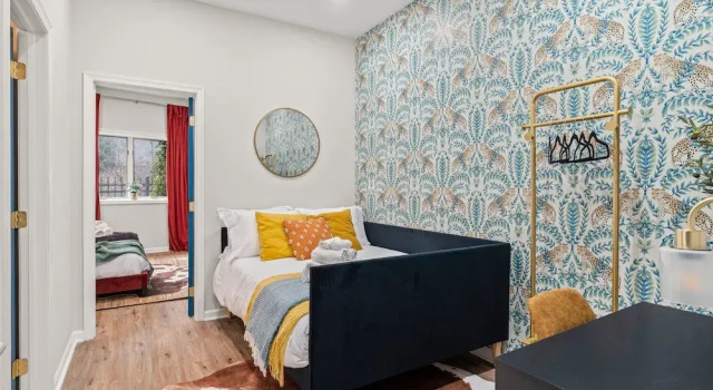 Stylish 1BR/1.5Bath Near Liberty Bell, Забронировать Апартаменты/квартира Отели Филадельфии с парковкой, рядом с Театральная компания Arden, Парковка