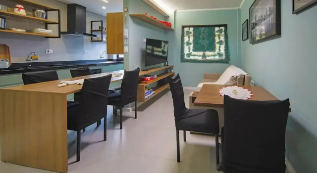 Apto pet Friendly com Garagem a 100m do mar