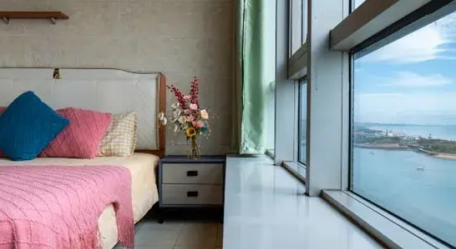 Люкс Luxury Rizhao Shuohai Seaview Homestay (Wanpingkou Branch)