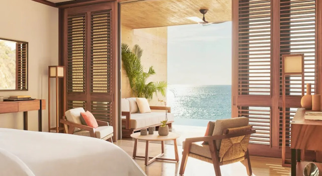 Люкс c безграничным бассейном с 2 комнатами рядом с пляжем Four Seasons Resort Tamarindo, México