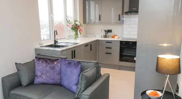 Apt 9 @ Hunter's Quay, Rezervasyon Tatil Evi Merseyside villalar, Villa