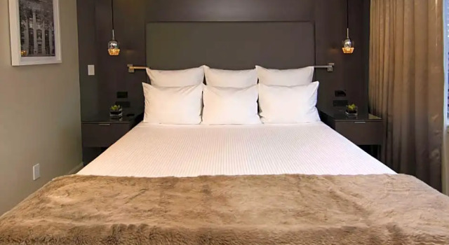 Двухместный пентхаус люкс c 1 комнатой с видом на город The Benson Portland, Curio Collection by Hilton