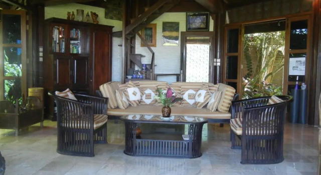 Трёхместный номер Deluxe с красивым видом из окна Tirtagangga Water Palace Villas