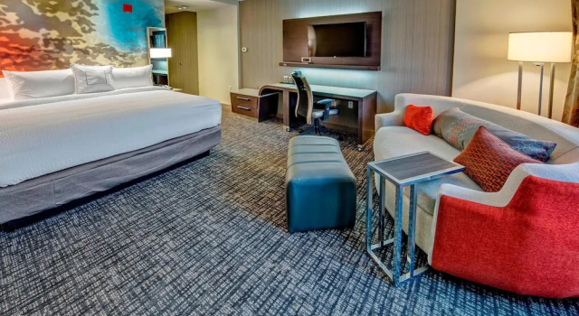Люкс c 1 комнатой Courtyard by Marriott Oxford