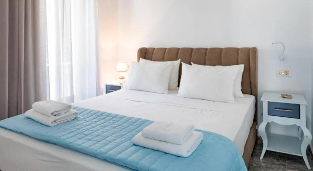 Plori - Molos Apartments, Забронировать Апартаменты/квартира Апартаменты Лутрон, Апартаменты/квартира