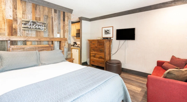 Mountainside Inn 412 1 Bedroom Hotel Room by Alpine Lodging Telluride, Buchen Sie Hotel Hotels in Telluride ski mit Parkplatz, Parkplätze