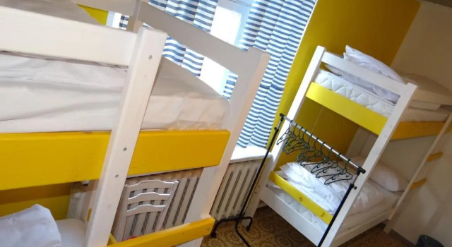 Кровать в общем номере Chill Hostel Кишинев