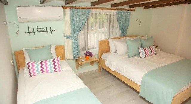 Трёхместный номер Standard с видом на море Kara Kedi Beach Bungalow