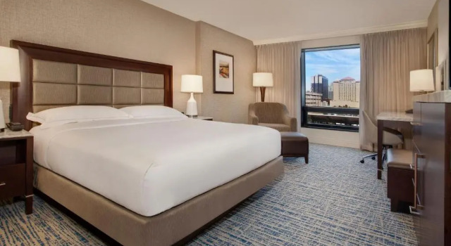 Номер с видом на город Hilton Tampa Downtown