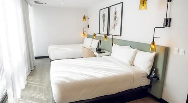 Двухместный номер Element Lounge Access Garden Terrace The Godfrey Hotel Hollywood