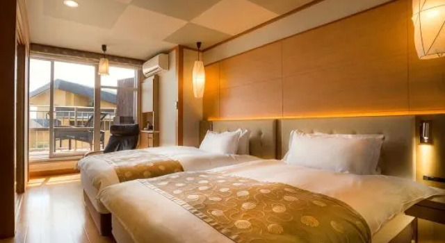 Bett im Wohnheim Ginpaso