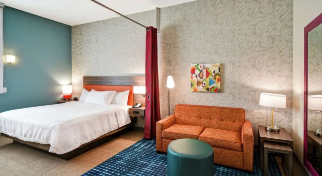 Двухместный номер Standard Home2 Suites By Hilton Columbus Downtown