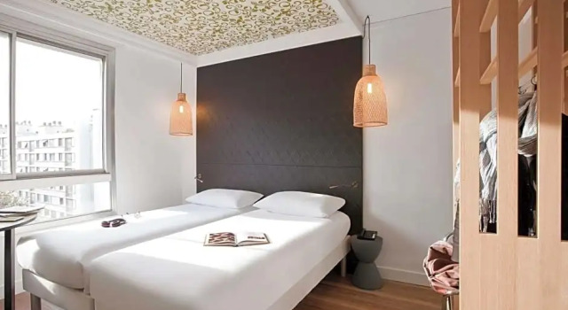 Номер Standard ibis Styles Paris Buttes Chaumont