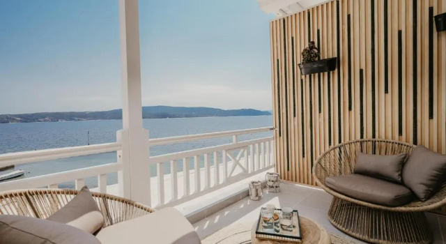 Двухместный номер Standard с балконом и с видом на море Trinity Suites Ammouliani Hospitality