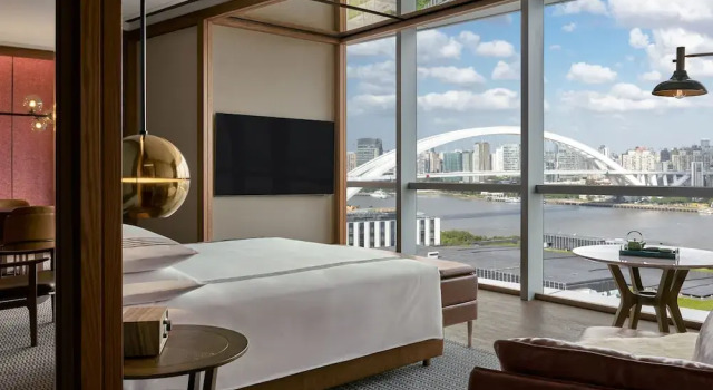 Двухместный номер Standard с видом на реку Thompson Shanghai Expo, by Hyatt
