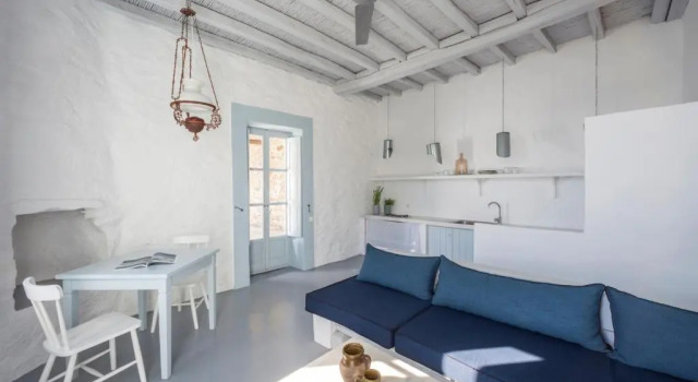 Апартаменты Дуплекс с 2 комнатами с видом на море Coco-Mat Eco Residences Serifos