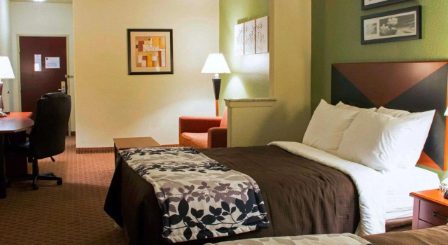 Четырёхместный люкс Sleep Inn & Suites at Six Flags