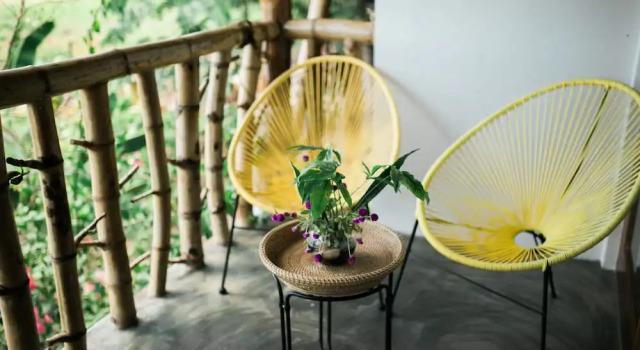 Suite con balcón y con vista Fox & The Firefly Cottages