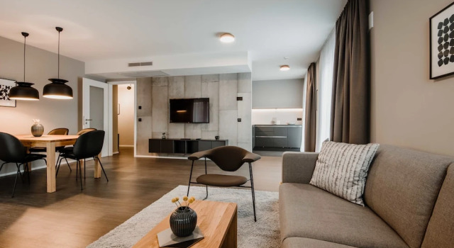 Апартаменты Business Premium с 3 комнатами Timehouse Serviced Apartments