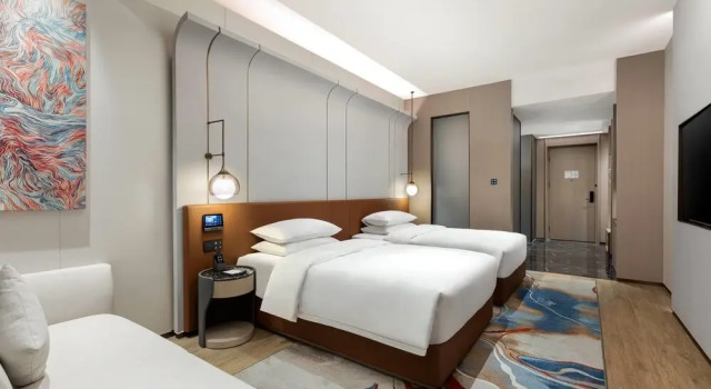 Двухместный номер Deluxe Wyndham Garden Changsha University Town
