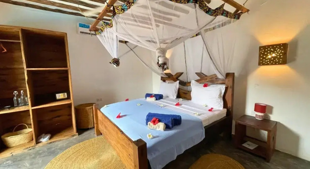 Двухместный номер Standard с видом на бассейн Bitcoin Beach Hotel Zanzibar