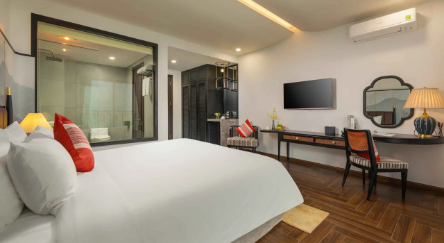 Двухместный номер Deluxe с красивым видом из окна DeLaMont Sapa Hotel