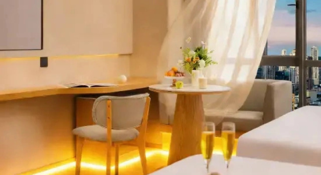 Люкс Yijia International Chain Hotel (Wuhan high-speed railway station Happy Valley)