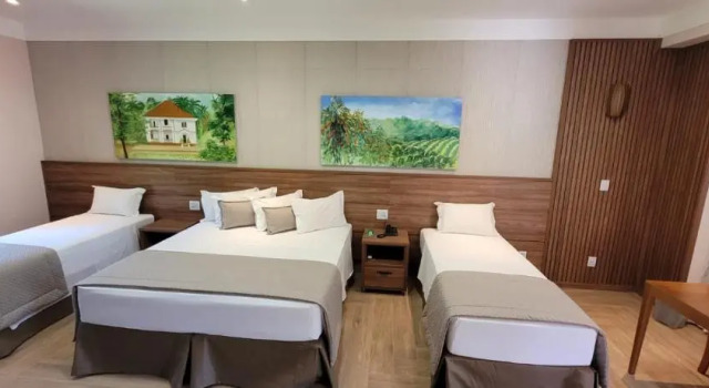 Семейный номер Standard с видом на сад Hotel Fazenda Salto Grande