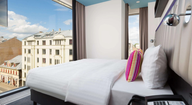 Апартаменты c 1 комнатой с балконом Park Inn by Radisson Residence Рига Барона