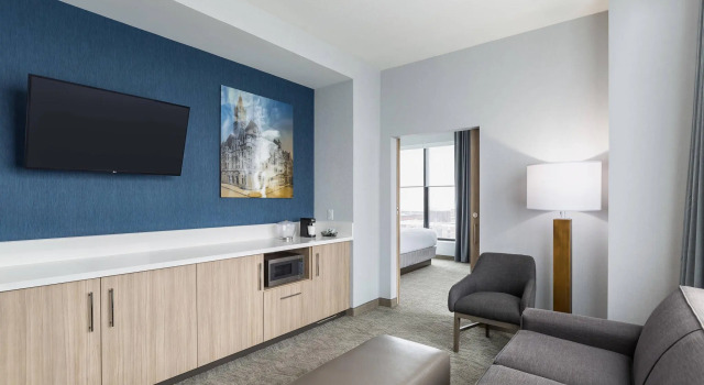 Двухместный люкс c 1 комнатой SpringHill Suites St. Paul Downtown
