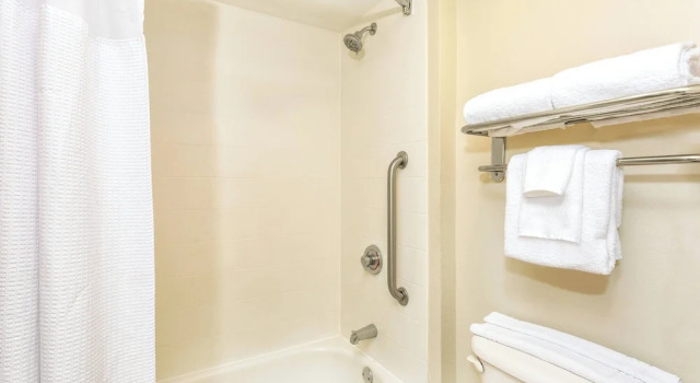 Двухместный люкс Mobility and Hearing Accessible SpringHill Suites by Marriott Miami Airport South Blue Lagoon Area