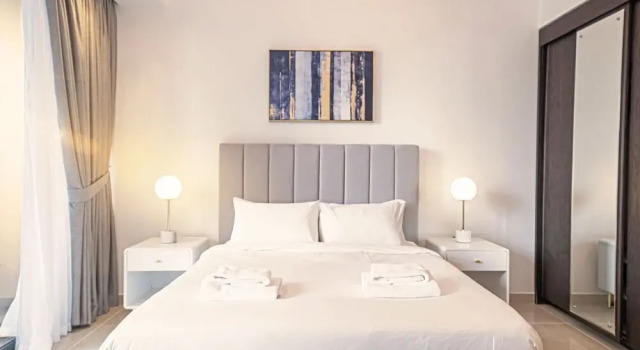 LUX | The Silverene Marina View Studio, Забронировать Отель Джумейра , рядом с Dubai Marina Yacht Club