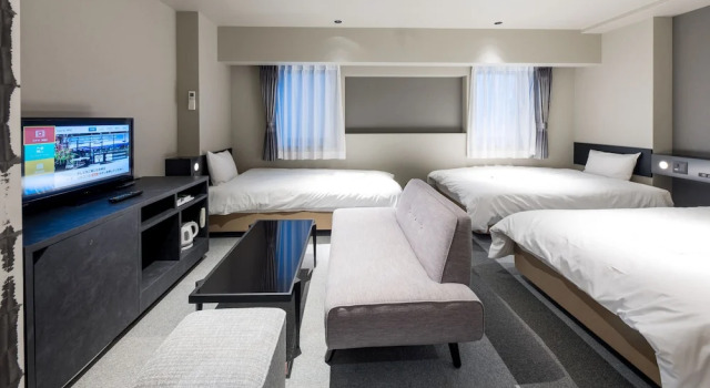 Трёхместный номер Premium New Osaka Hotel