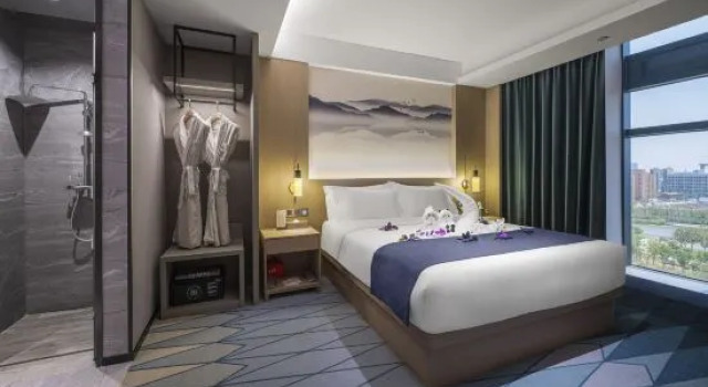 Люкс Business Zhonglian Lizhi Hotel (Wenzhou Longwan JinhaiLake Branch)