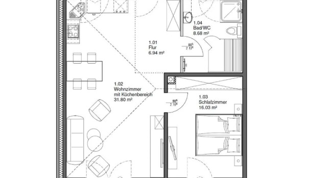 Апартаменты Gästehaus hygge