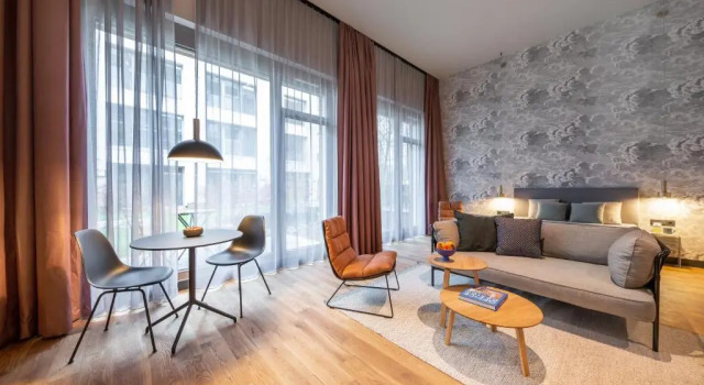 Студия Deluxe ipartment Hamburg HafenCity