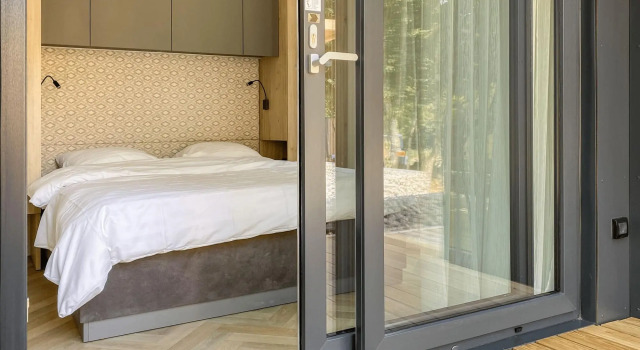 Modern chalet with air conditioning, in a holiday park, in a natural environment, Foglalás Faház / Chalet Übereisenbach 