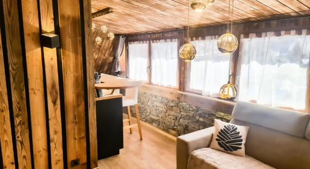 Studio Lachat - Centre village, vue montagnes - AravisTour