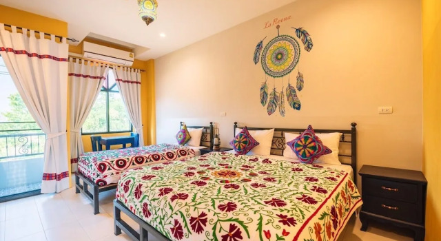 Трёхместный номер Deluxe с видом на горы La Reina Maroc Hotel ปากช่อง เขาใหญ่
