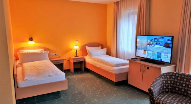 Двухместный номер Standard Hotel Am Kurhaus mit erstem Ayurveda Center Sachsens - direkt am Gesundheitsbad ACTINON & Kurpark