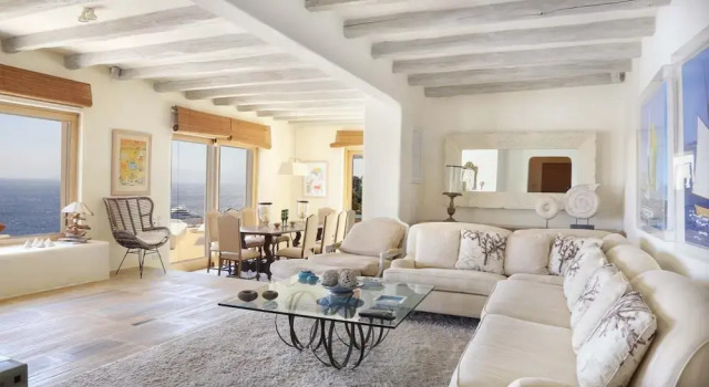 Beautiful Mykonos Villa Coral Villa 8 Bedrooms BBQ Private Swimming Pool, Buchen Sie Villa Agios Lazaros Griechenland