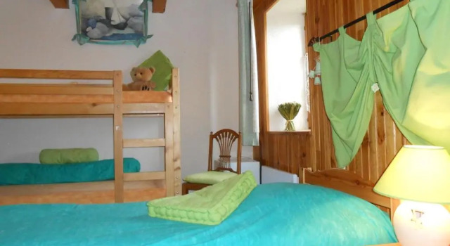 Семейный номер Standard с видом на сад Chambre Dhôtes Myrtille