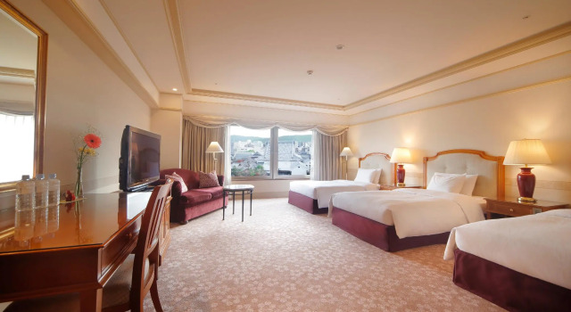 Трёхместный номер Superior с видом на горы Hotel Nikko Princess Kyoto