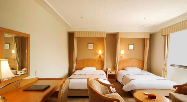 Двухместный номер Basic Kanazawa Hakuchoro Hotel Sanraku -Natural Hot Spring