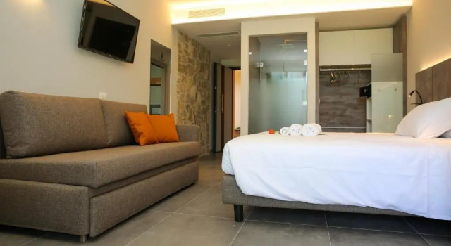 Студия с видом на бассейн La Cipressina B&B