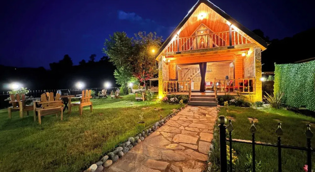 Семейное бунгало с видом на море Seyregah Dağ Evi