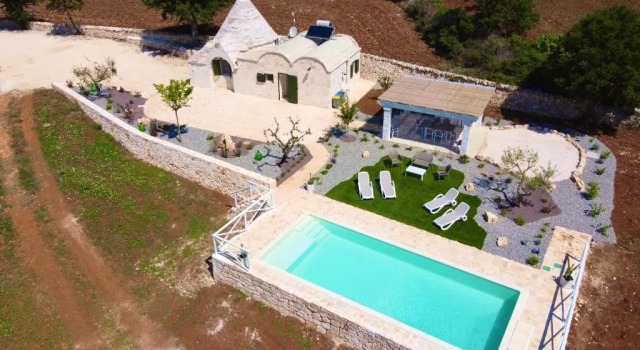 Trullo Private Pool с 3 комнатами Trulli Fenice Alberobello