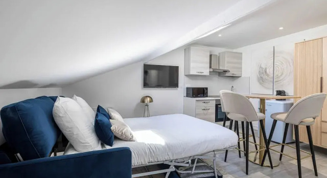 Renovated Studio - Cannes Center - Bright