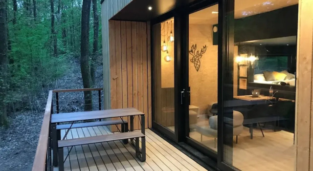 Коттедж Lodge in Oignies Forest With Eco Design